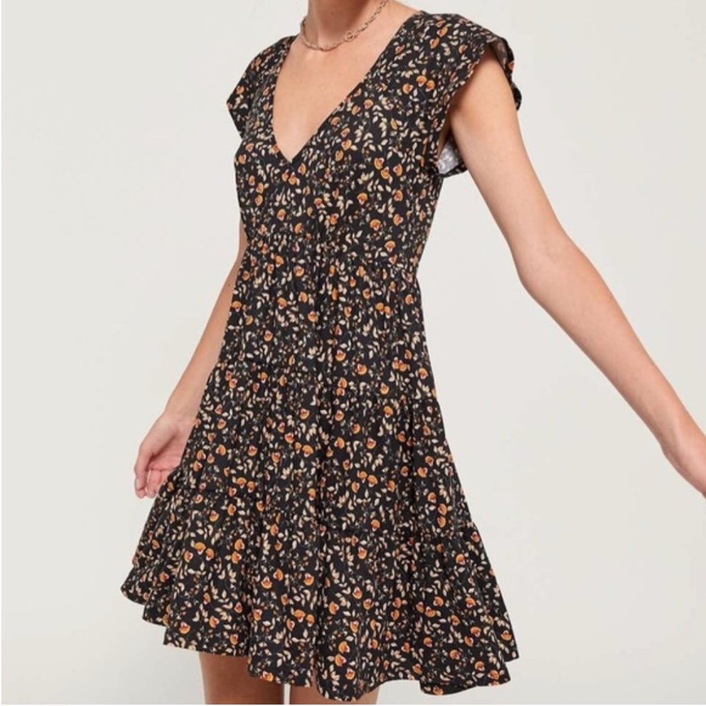Urban Outfitters - UO Julia Tiered Frock Mini Dress